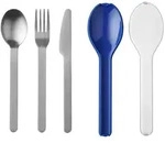 Mepal Besteck-Set, Blau, Metall, Kunststoff, Essen & Trinken, Besteck, Besteck-Sets
