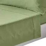 Homescapes Satin-Bettlaken, Gr&uuml;n, Textil, Uni, Rechteckig, 230x255 cm,...