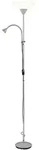 Trio Leuchten Stehlampe, Grau, Metall, 28x180x28 cm, Lampen & Leuchten,