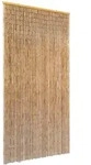 vidaXL Insektenschutz, Braun, Naturmaterialien, Rechteckig, 90x220x220 cm,