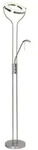 Brilliant Deckenfluter, Silber, Metall, 36x191x61 cm, Lampen & Leuchten,