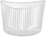 Blomus Universalkorb Modo, Wei&szlig;, Metall, oval, 23.0 cm, Ordnen & Aufbewahren,
