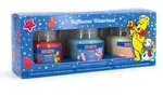 Duftkerzen-Geschenkset, Blau, Naturmaterialien, Glas, Textil, 9 cm, Dekoration,