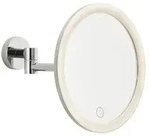 Tesa Schminkspiegel Visioon, Chrom, Metall, rund, F, 18x18x18.5 cm, Spiegel,
