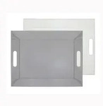 Freeform Wendetablett,, Grau, Textil, 35x0.8x45 cm, transportabel, Tischkultur &