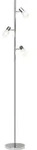 Brilliant Standleuchte, Silber, Metall, 22x157.5x26.5 cm, Lampen & Leuchten,