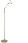 Brilliant Stehleuchte Philo, Wei&szlig;, Messing, Metall, Glas, F, 22.5x140 cm,
