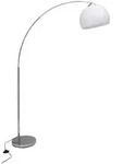 Brilliant Bogenleuchte Vessa, Chrom, Kunststoff, 30x166x122 cm, schwenkbar,