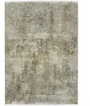 Dieter Knoll L&auml;ufer Avignon, Grau, Gr&uuml;n, Textil, Abstraktes, rechteckig,...