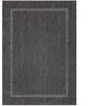 Ayyildiz Flachwebeteppich Relax, Schwarz, Textil, Uni, rechteckig, 80x150 cm,