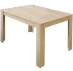 Livetastic Esstisch, Sonoma Eiche, Holzwerkstoff, rechteckig, Sockel, 80x75x120 cm,