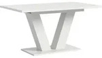 Mid.you Esstisch, Wei&szlig;, Holzwerkstoff, rechteckig, Bodenplatte, 90x76x150-190 cm,