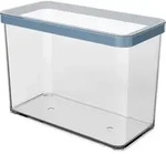 Rotho Vorratsdose Loft, Blau, Transparent, Kunststoff, 2.1 L, rechteckig, 10x14.2x20