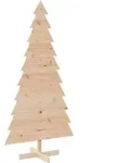 vidaXL Weihnachtsbaum, Braun, Holz, 180 cm, Dekoration, Weihnachtsdekoration,