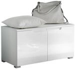 Xora Garderobenbank Spice, Wei&szlig;, 1-Sitzer, 80x43x40 cm, Garderobe,...