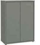 Xora Schuhschrank , Salbeigr&uuml;n , Kunststoff , 4 F&auml;cher , 74.5x99.1x34.9 cm ,