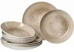 Ritzenhoff Breker Tafel-Set, Braun, Keramik, 8-teilig, Rund, 2x2x2 cm, Essen &