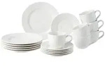 Ritzenhoff Breker Kaffeeservice Saphir, Wei&szlig;, Keramik, 18-teilig, 220 ml,220...