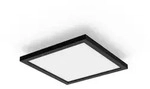 Philips HUE Led-Deckenleuchte Aurelle, Schwarz, Metall, 30x30x4.8 cm,