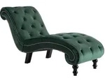 vidaXL Chaiselongue, Gr&uuml;n, Textil, Rechteckig, 145x77x52 cm, Wohnzimmer,...