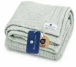 nordic coast company Musselindecke, Mintgr&uuml;n, Textil, 80x80 cm, Schlafen,