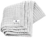 nordic coast company Musselindeckegrau, Grau, Textil, 80x80 cm, Schlafen,