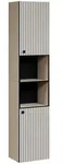 Trendteam Badezimmers&auml;ule, Hellgrau, Holzwerkstoff, 40x186x31 cm, Badezimmer,