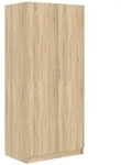 vidaXL Kleiderschrank, Sonoma Eiche, Holz, Strukturbuche, 1 F&auml;cher, Rechteckig,