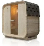 Artsauna Fasssauna, Natur, Holz, 185x194x120 cm, Freizeit, Wellness, Sauna