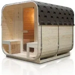 Artsauna Fasssauna, Natur, Holz, 186x194x220 cm, Freizeit, Wellness, Sauna