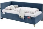 Stylife Polsterliege, Blau, Holz, Eukalyptusholz,Birke, Buche, 120x200 cm, Reach,