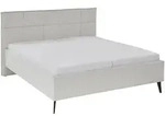 Xora Polsterbett Paulo, Beige, Metall, 160x200 cm, Reach, Stoffauswahl, in