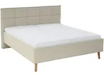 Xora Polsterbett, Beige, Holz, Esche,Birke, Buche, massiv, 180x200 cm, Reach,