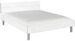 Carryhome Bett, Wei&szlig;, Metall, 160x200 cm, Blauer Engel, Goldenes M, Made in Germany,