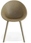 Gardenson Gartenstuhl-Set Veba, Sand, Kunststoff, 59x83x59 cm, wetterfest,