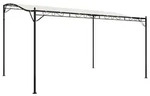 vidaXL Pergola,, Creme, Metall, 300x255x400 cm, Sonnen- & Sichtschutz, Pavillons &