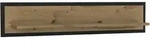 Livetastic Wandboard, Schwarz, Eiche, Metall, Kunststoff, Holzwerkstoff,