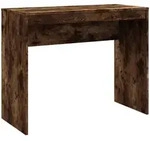 vidaXL Schreibtisch, Dunkelbraun, Holz, Strukturbuche, Rechteckig,Rechteckig,