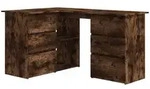 vidaXL Eckschreibtisch, Sonoma Eiche, Holz, 100x76x145 cm, Arbeitszimmer,