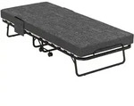 Homcom Klappbett, Dunkelgrau, Kunststoff, Schlafzimmer, Betten, Klappbetten