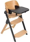 Chicco Hochstuhl Meraviglia, Schwarz, Buche, Holz, Kunststoff, Buche, 44x63-83x55 cm,