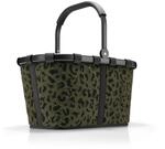Reisenthel Einkaufskorb Carrybag teddy leo olive, Dunkelgr&uuml;n, Textil, 22 L, 49x29x28