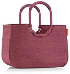 Reisenthel Einkaufstasche Loopshopper L twist maroon, Bordeaux, Textil, 46x34.5x25