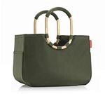 Reisenthel Einkaufstasche Loopshopper L urban forest gold, Waldgr&uuml;n, Textil,
