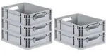 Proregal Eurobox, Grau, Kunststoff, Rechteckig, 30x12x40 cm, Ordnen & Aufbewahren,