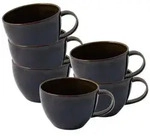 like.Villeroy & Boch Kaffeetassen, Dunkelblau, Keramik, 0.25 L, Kaffee & Tee, Tassen,