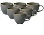 like.Villeroy & Boch Espressotassen, Blaugrau, Keramik, Kaffee & Tee, Tassen,