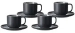 Ritzenhoff Breker Kaffeetassen, Schwarz, Keramik, 0.24 L, 15x9x15 cm, Kaffee & Tee,
