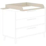Paidi Wickelaufsatz Eefje, Beige, Holzwerkstoff, 123.5x12.5x79.9 cm, Blauer Engel,