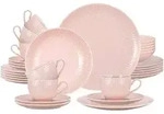 Seltmann Weiden Kombi-Service, Rosa, Keramik, 30-teilig, Rund, 2x2x2 cm, Essen &